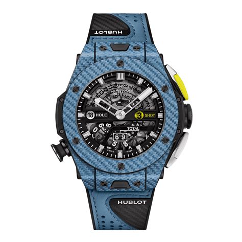 Big Bang Unico Golf Sky Blue Carbon 45 mm 